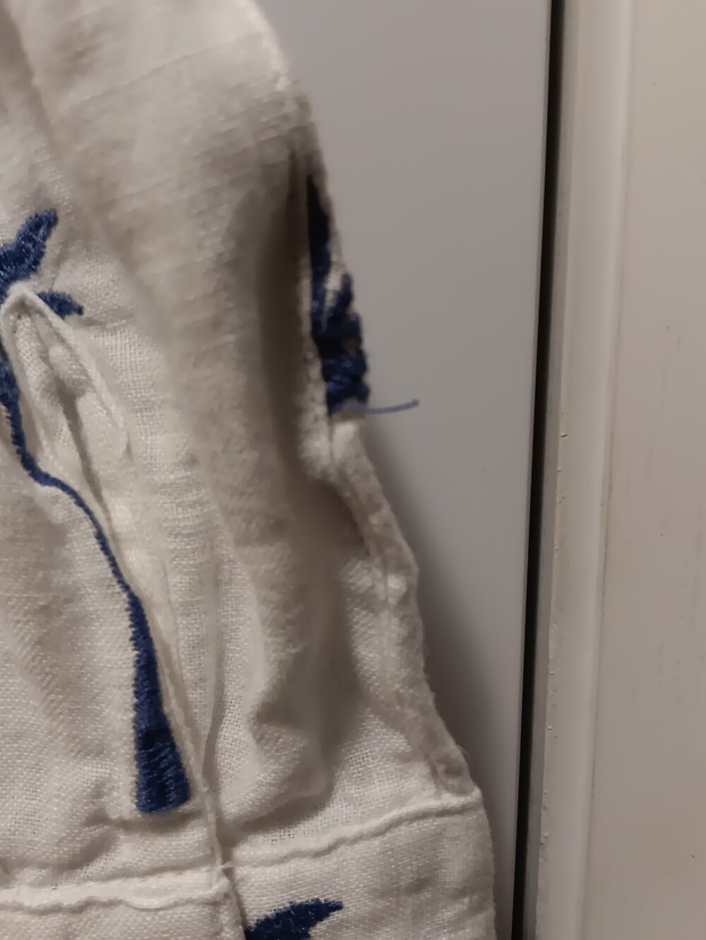 Calypso St. Barthe| Linen Top Palm Trees Coastal Vacation Travel Sz L - Picture 4 of 6